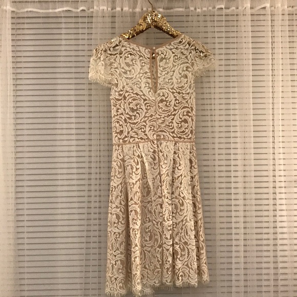 ABS Allen Schwartz White Lace Dress - Picture 4 of 8